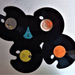 Recycled Record Paint Palettes