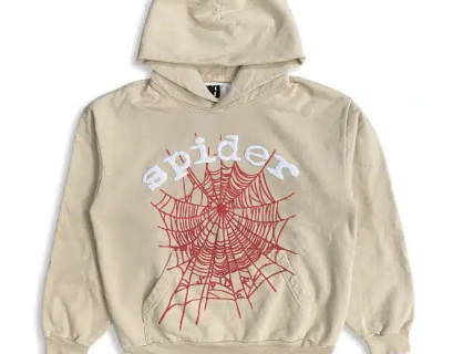 SP5DER LOGO HOODIE CREAM