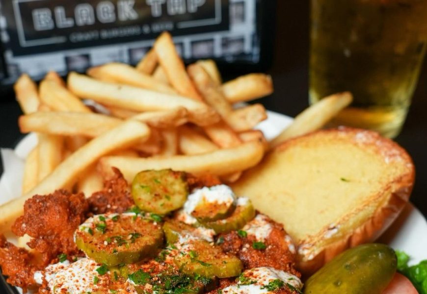 The Hot Chicken Sandwich from Black Tap Craft Burgers