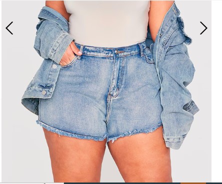 plus size denim shortsss