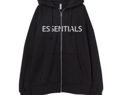 Essentials Oversized Zip-Through Hoodie