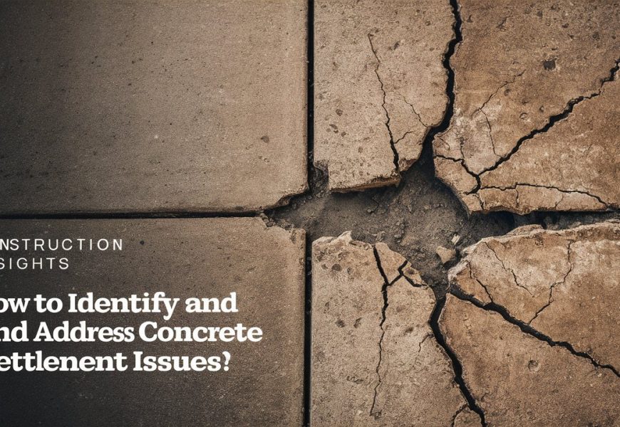 How to Identify and Address Concrete Settlement Issues