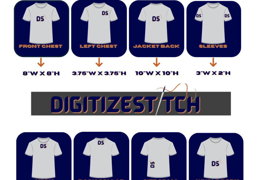 Why Is It Important To Follow An Embroidery Size Chart?