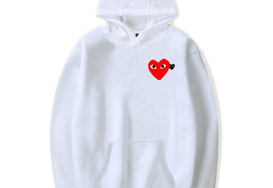 CDG 2 Hearts Hoodie