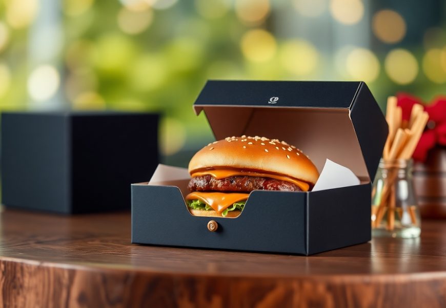 branded burger boxes